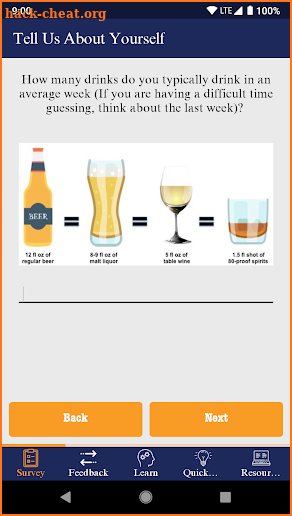 Alcohol Use and Misuse screenshot