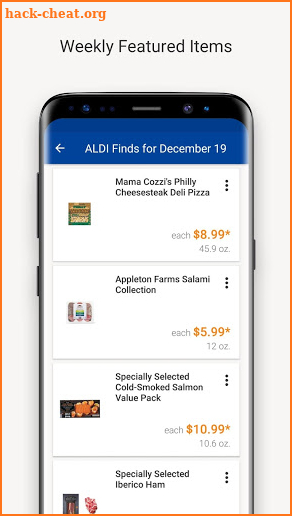 ALDI USA screenshot