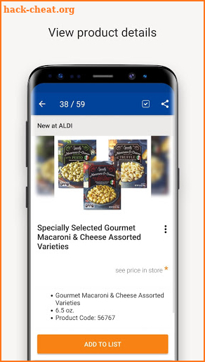 ALDI USA screenshot