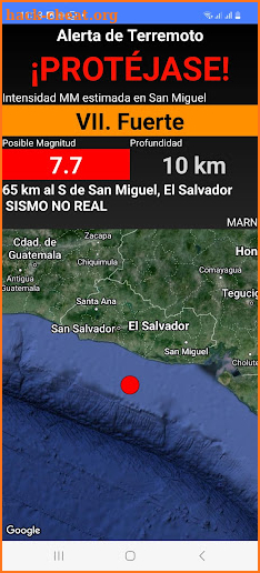 Alerta de Sismo screenshot