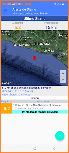Alerta de Sismo screenshot