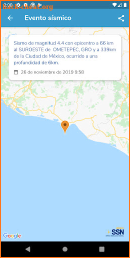 Alerta Sísmica DF screenshot