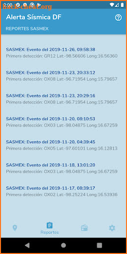 Alerta Sísmica DF screenshot