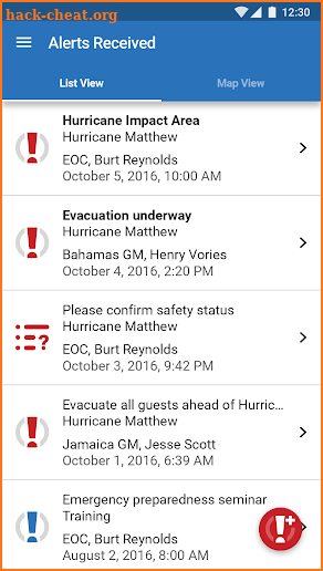 AlertCommunicator screenshot