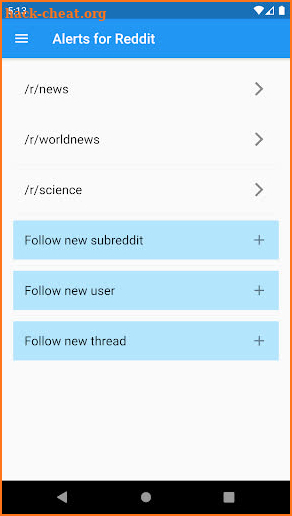 Alerts for Reddit screenshot