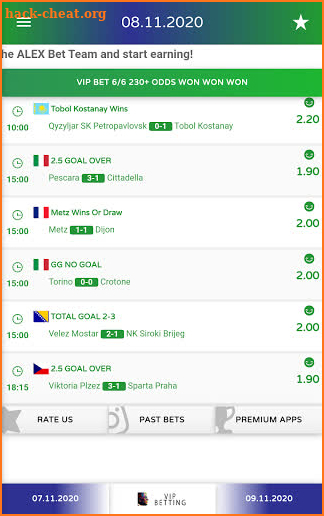 Alex Ferguso VIP Betting Tips screenshot