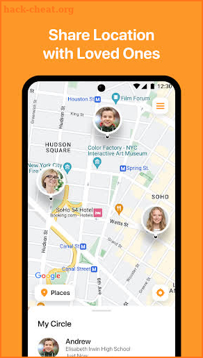 AlfredCircle: Location Sharing screenshot