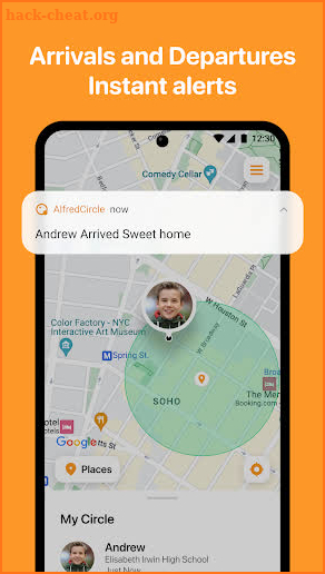 AlfredCircle: Location Sharing screenshot