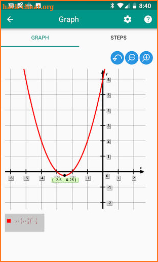 Algebrator screenshot