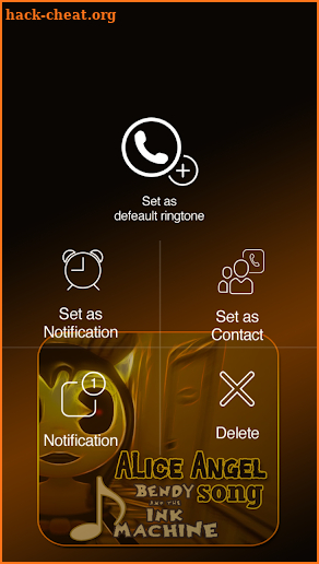Alice Angel Bendy Ink Song Ringtones screenshot