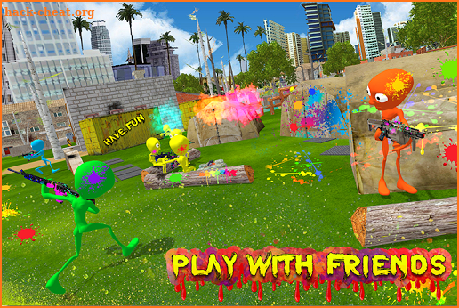 Alien Paintball Shooting Arena Battle screenshot