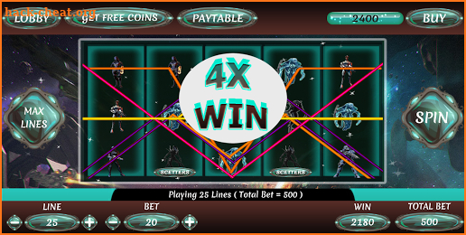 Alien Slots screenshot