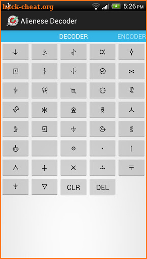 Alienese Decoder screenshot