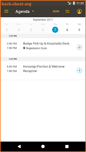 Align Technology Events screenshot