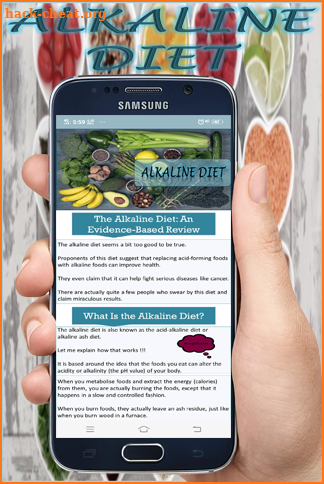 Alkaline Diet Plan screenshot