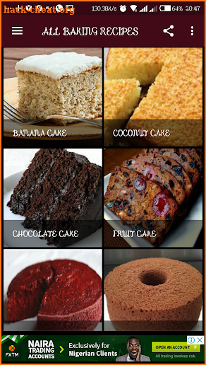 ALL BAKING RECIPES screenshot