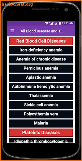 All Blood Disease and Treatment screenshot