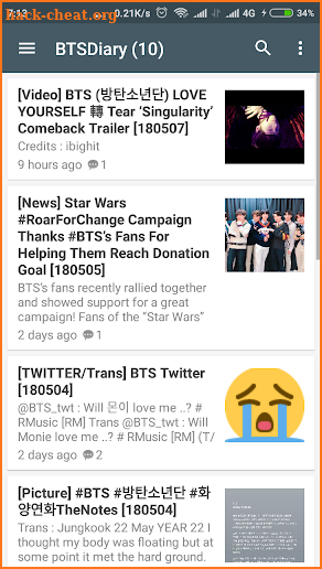 All BTS News screenshot