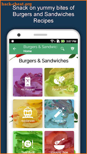 All Burger & Sandwich Recipes, Offline Fast Food screenshot