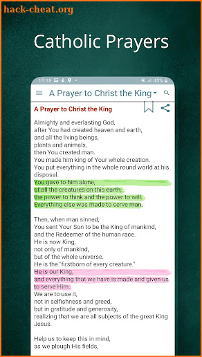 All Catholic Prayers and Bible screenshot