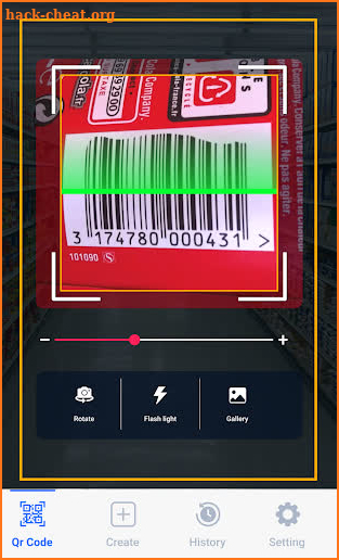 All Code Scanner QR Reader App screenshot