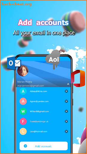 All email app screenshot