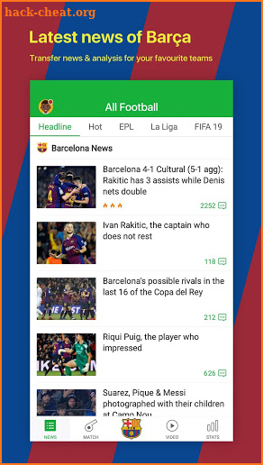 All Football - Barcelona News & Live Scores screenshot