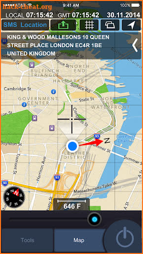 All GPS Tools Pro (map, compass, flash, weather) screenshot