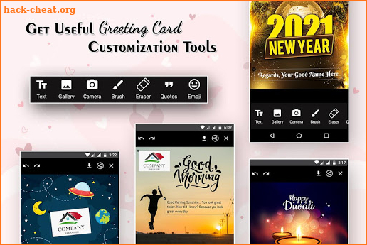 All Greeting Cards Maker by Create Custom Wishes screenshot