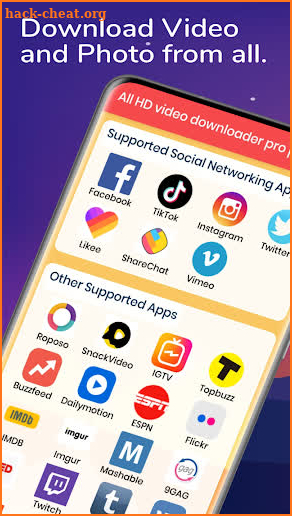 All HD Video Downloader Pro Plus - video get app screenshot