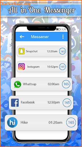 All in One Messenger - All Social Networks in One screenshot