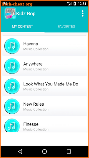 All Kidz Bop Songs Lyrics screenshot