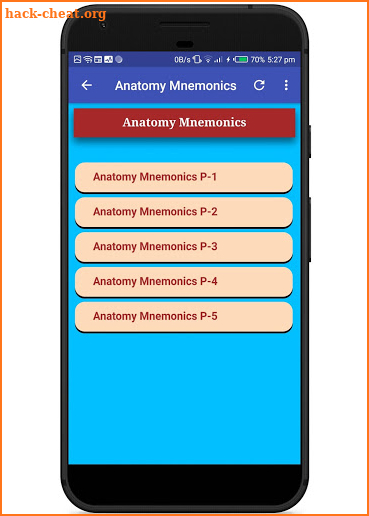 All Medical Mnemonics screenshot