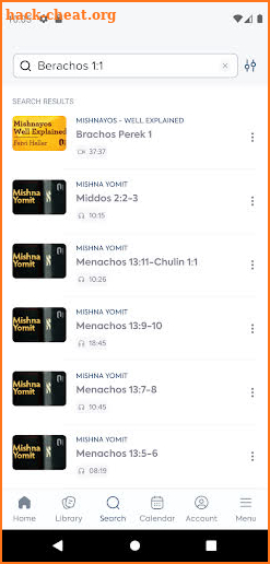 All Mishnah screenshot