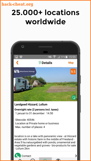 All Motorhome Parkings Lite - Campercontact screenshot