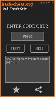 All OBD2 Trouble Codes screenshot