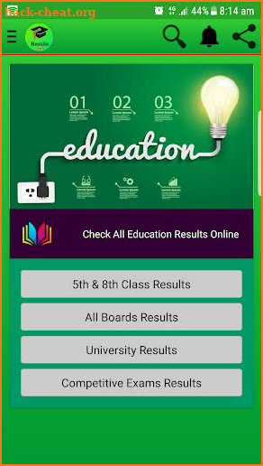 All Pakistan exam results 2020 screenshot