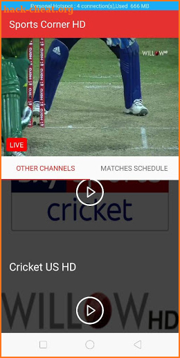 All Pakistani Cricket Matches Live HD:SportsCorner screenshot