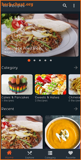 All Recipe screenshot