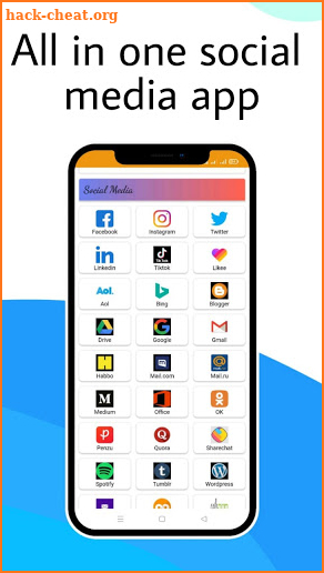 All Social Media and Social Network app 2021 screenshot