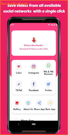 All social media downloader - WA status saver screenshot