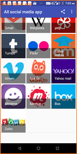 All social media - social network all in one app screenshot