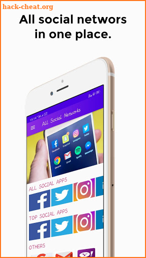 All Social Networks - All social media in one app screenshot