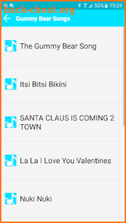All Songs Gummy Bear screenshot