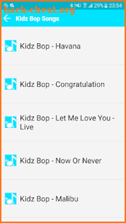 All Songs Kidz Bop screenshot