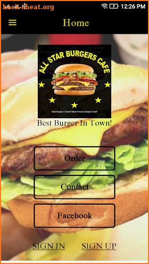 All Star Burger Cafe screenshot