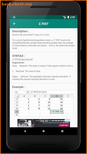 All Things Excel - Offline - With Examples screenshot