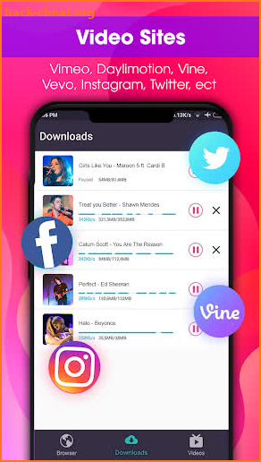 All video downloader : All social webs - HD Video screenshot