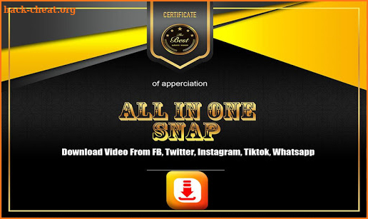 All video downloader - Snap Video Download App screenshot