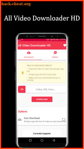 All video downloader:Social media video downloader screenshot